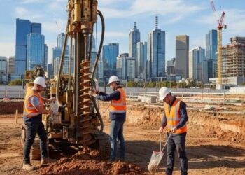 Supreme Tower Soil Testing Process – Bahria Town Lahore