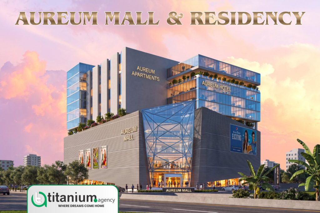 Aureum Mall Lahore luxury apartments and commercial property in Bahria Town Lahore
