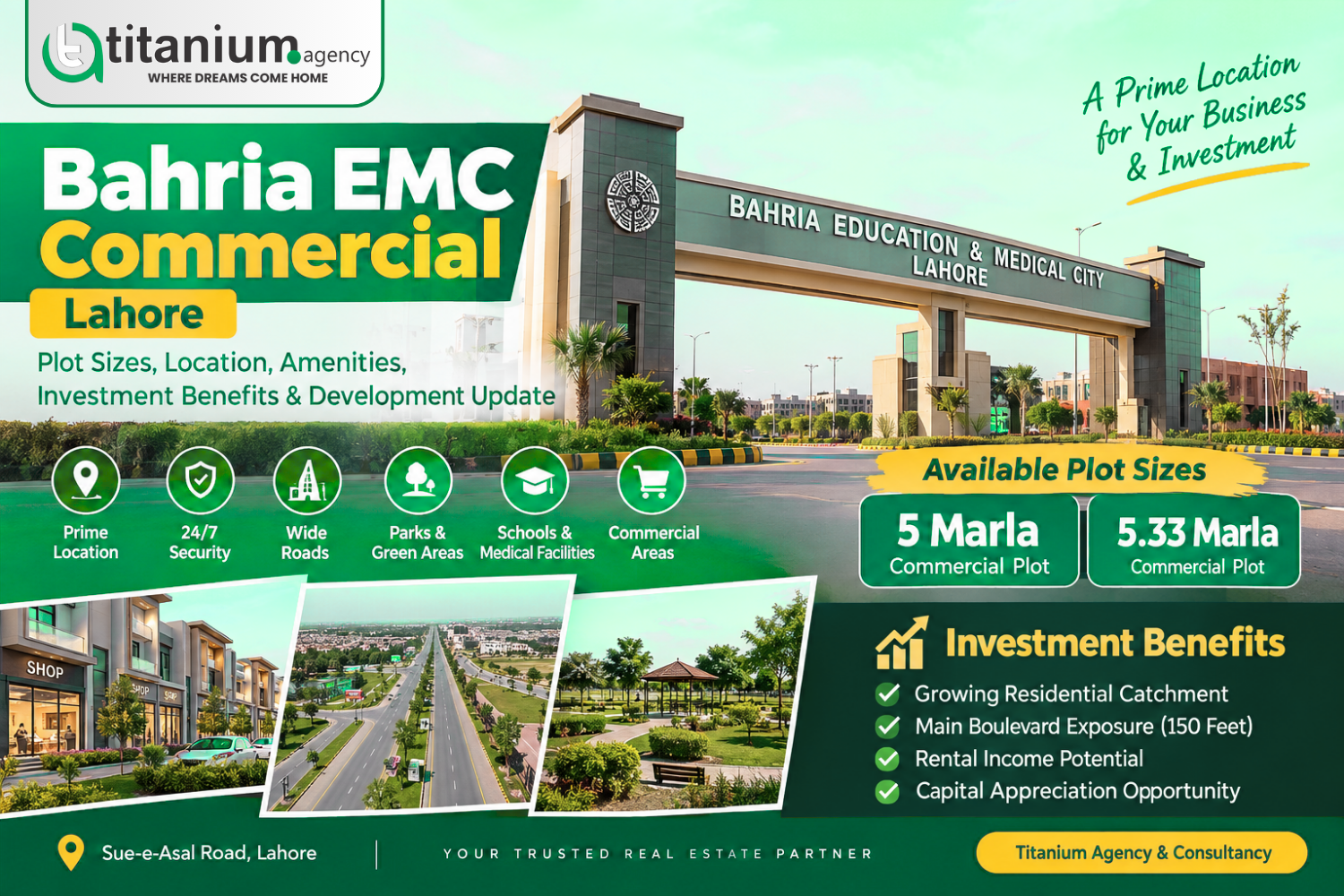 Bahria EMC Commercial Lahore