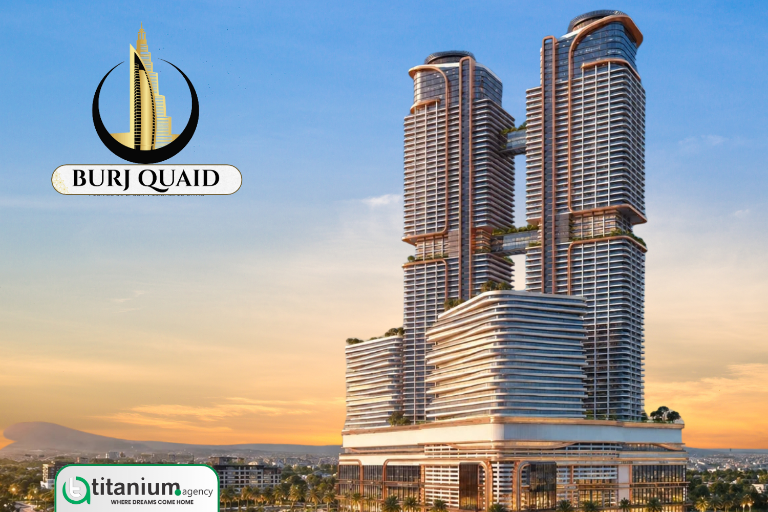 Burj Quaid Karachi by ABS Developers 941 feet 82 storey tower