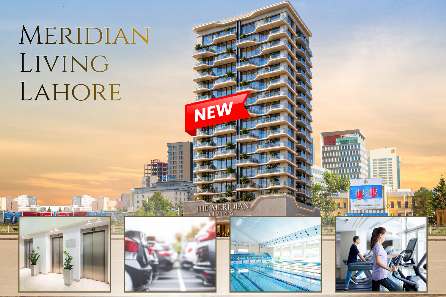 Meridian Living Bahria Town Lahore new apartment project