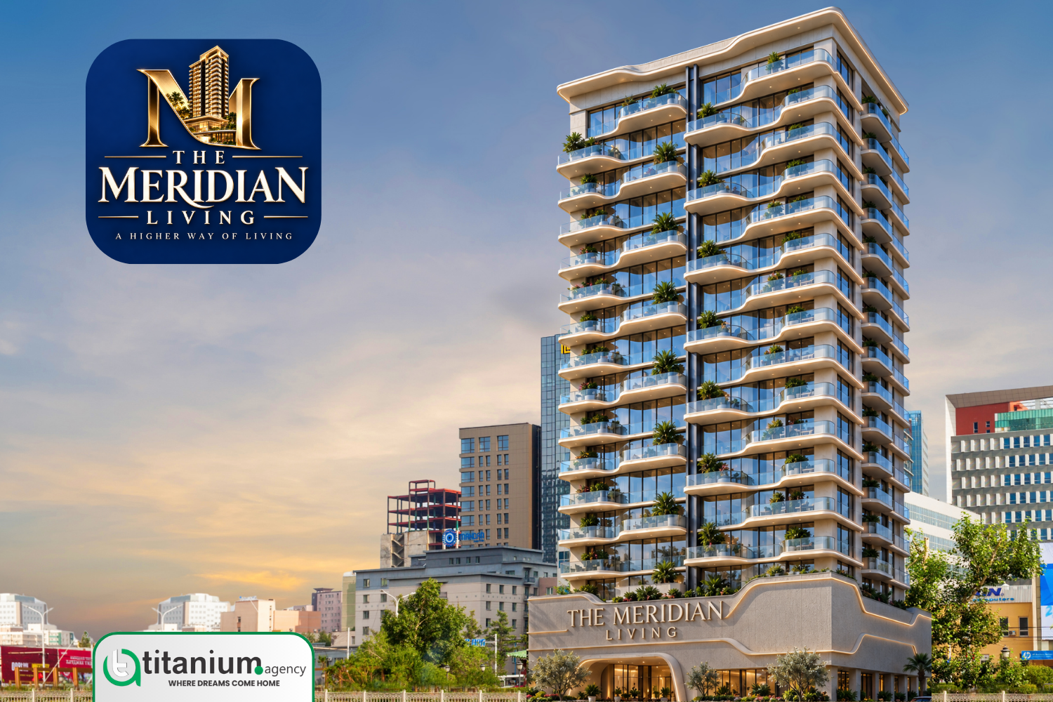 Meridian Living Bahria Town Lahore new apartment project