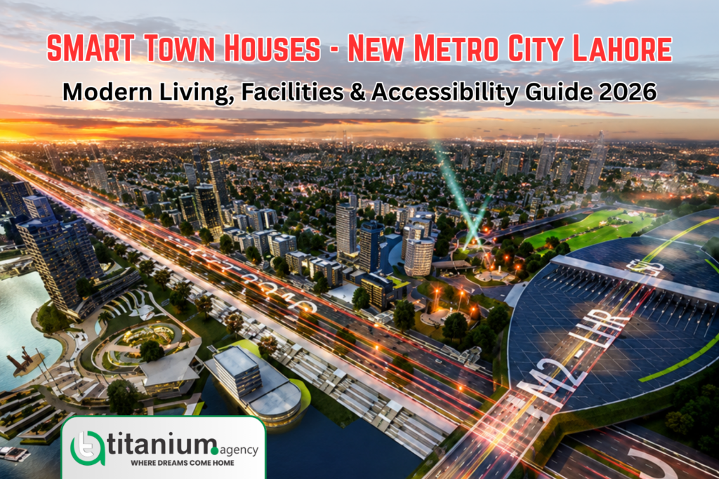 Smart Town Houses in New Metro City Lahore