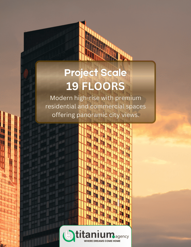project scale 19 floors Dubai Twin Towers Lahore