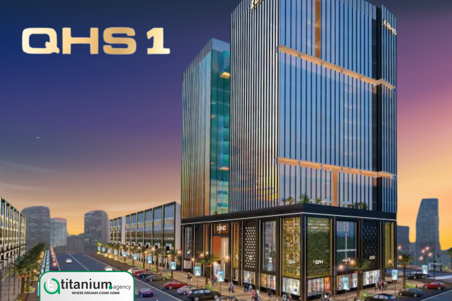 QHS-1 Pine Avenue Lahore commercial tower and investment project