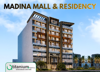 Madina Mall and Residency Lahore apartments and commercial shops in Bahria Orchard