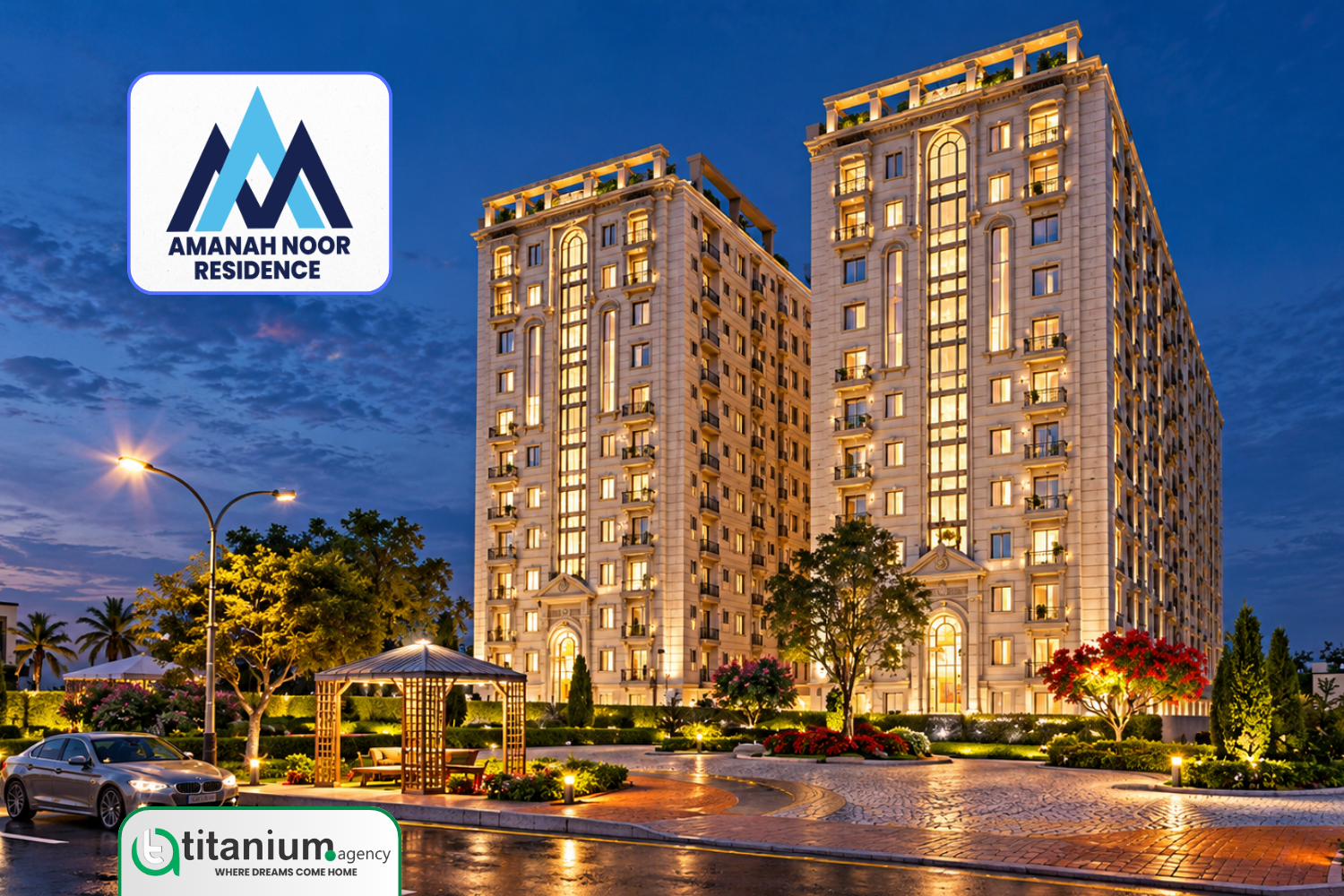 Amanah Noor Residence IEP Engineers Town Lahore apartments and residential project