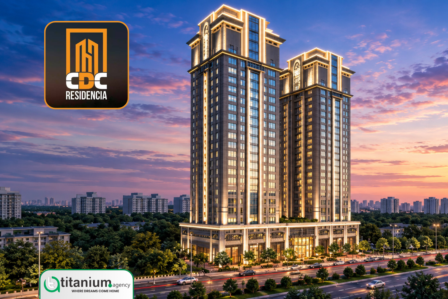 CDC Residencia three bedroom luxury apartments in Sector D Askari 11 Lahore