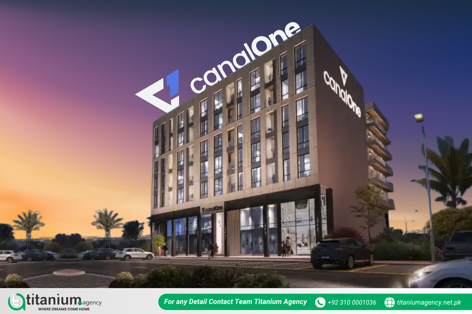 Canal One Premium Commercial Development – Main Canal Road, Lahore