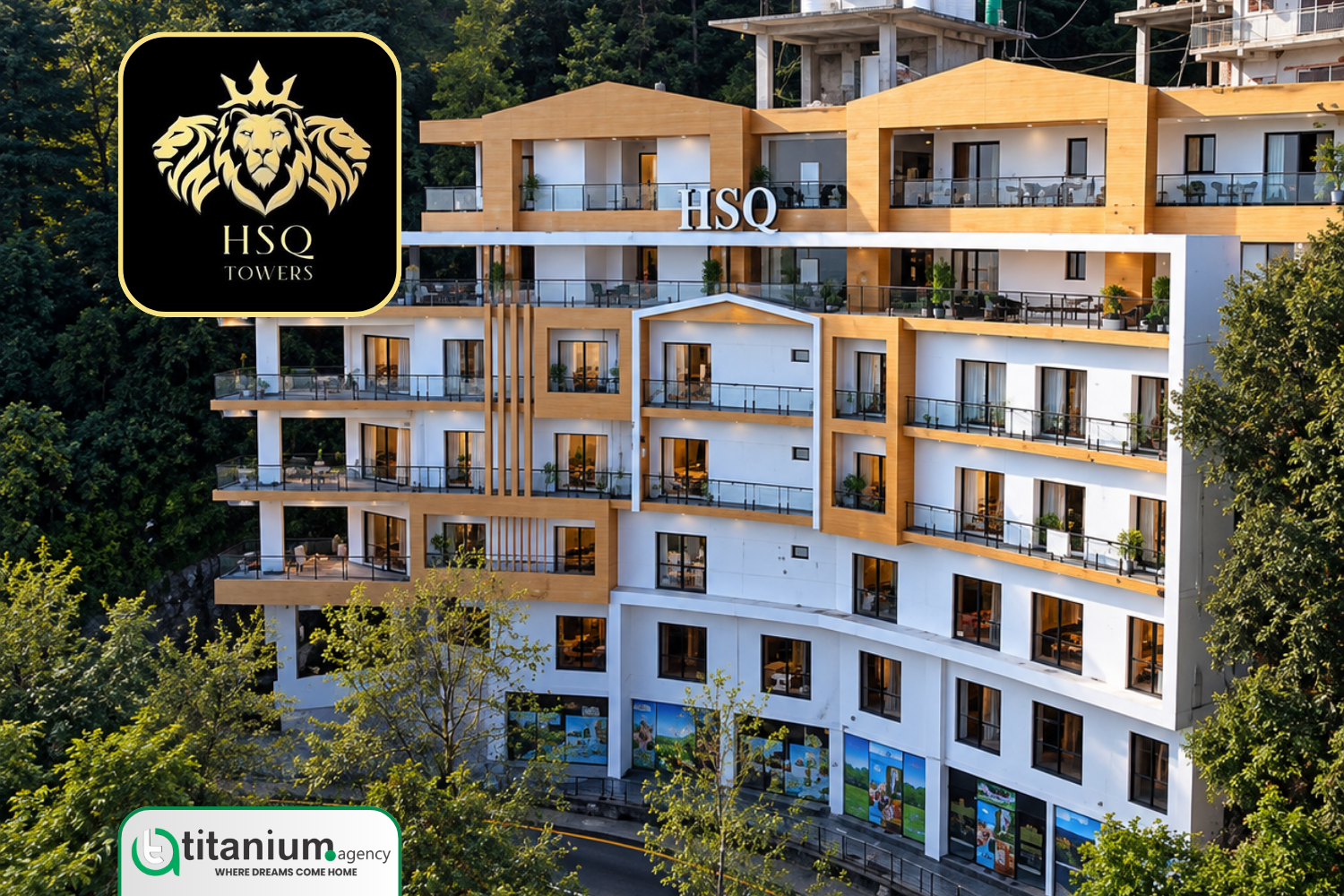 HSQ Tower Murree luxury apartments near Mall Road