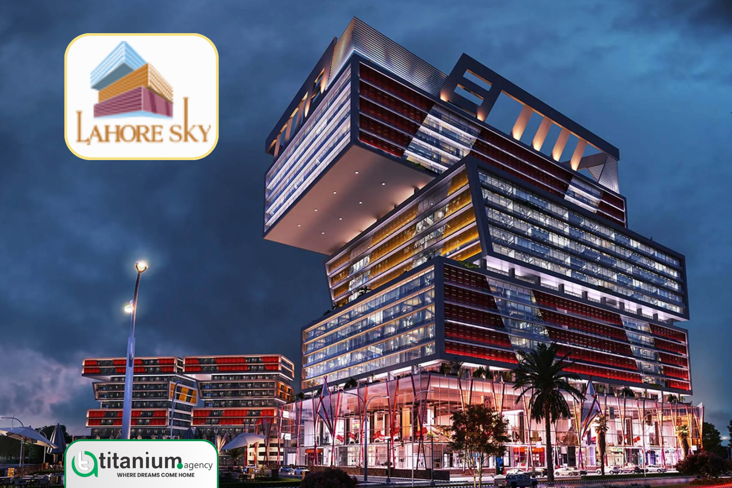 Lahore Sky six-tower high-rise project on Main Ferozepur Road Lahore