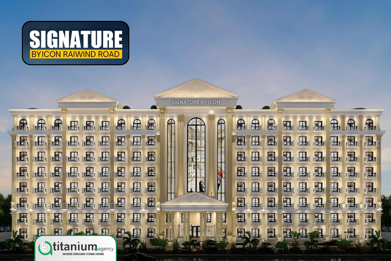 Signature by Icon apartments at Icon Valley Phase II Raiwind Road Lahore