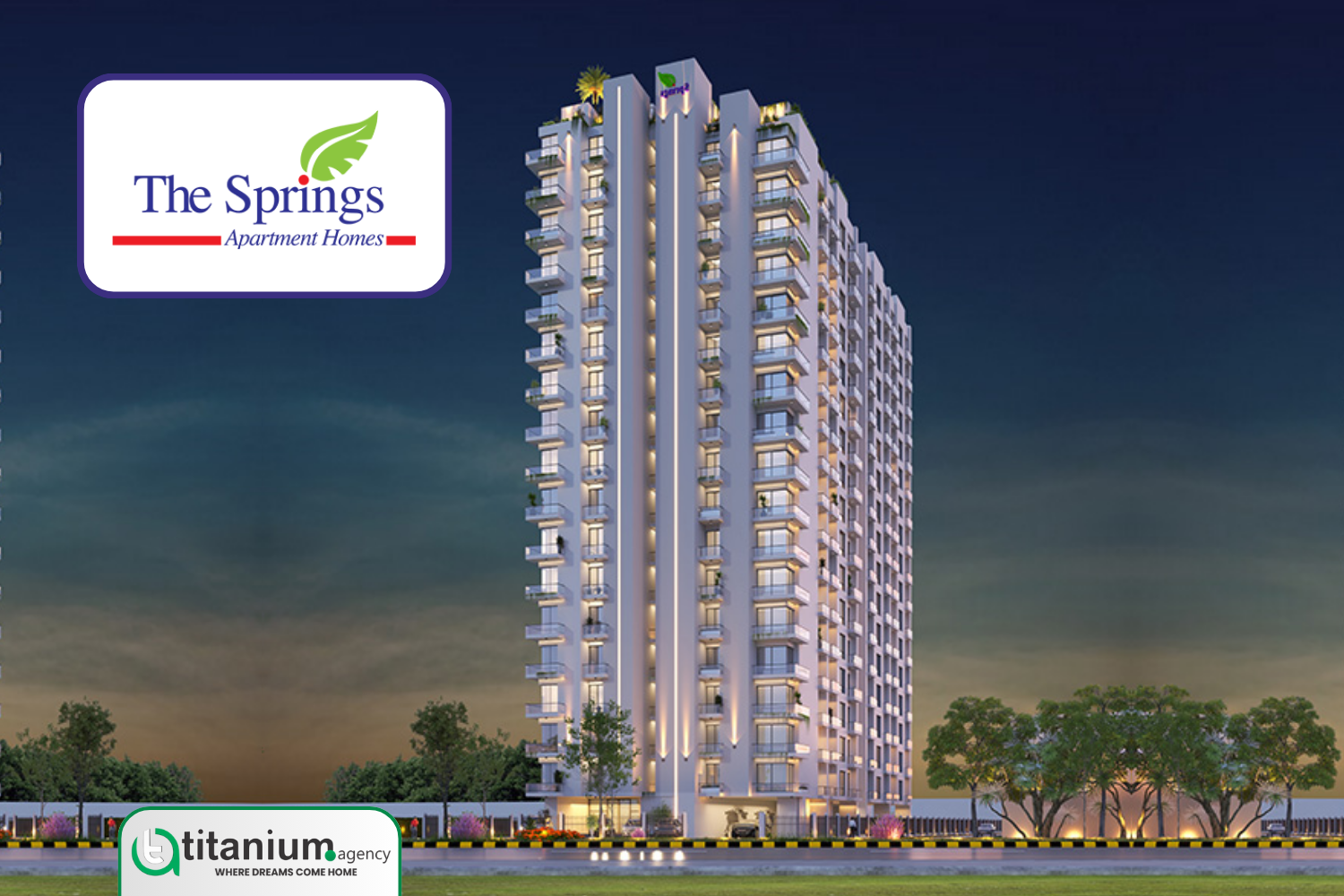 The Springs JT modern residential apartment towers in Johar Town Lahore