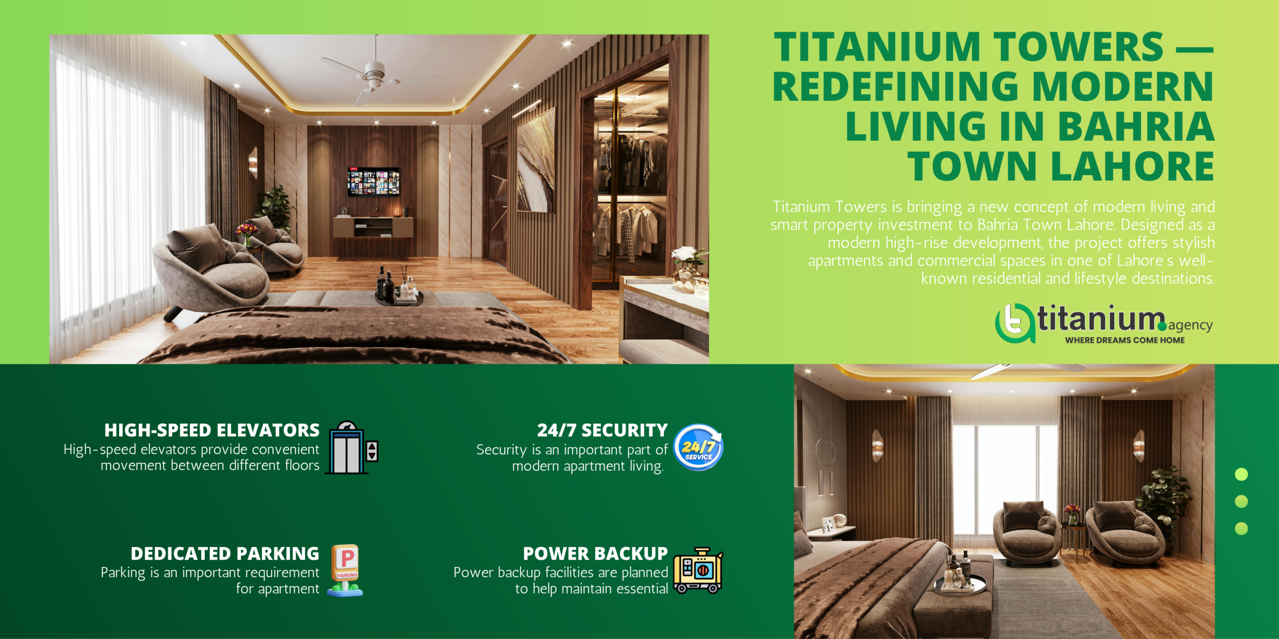 Titanium Towers Bahria Town Lahore