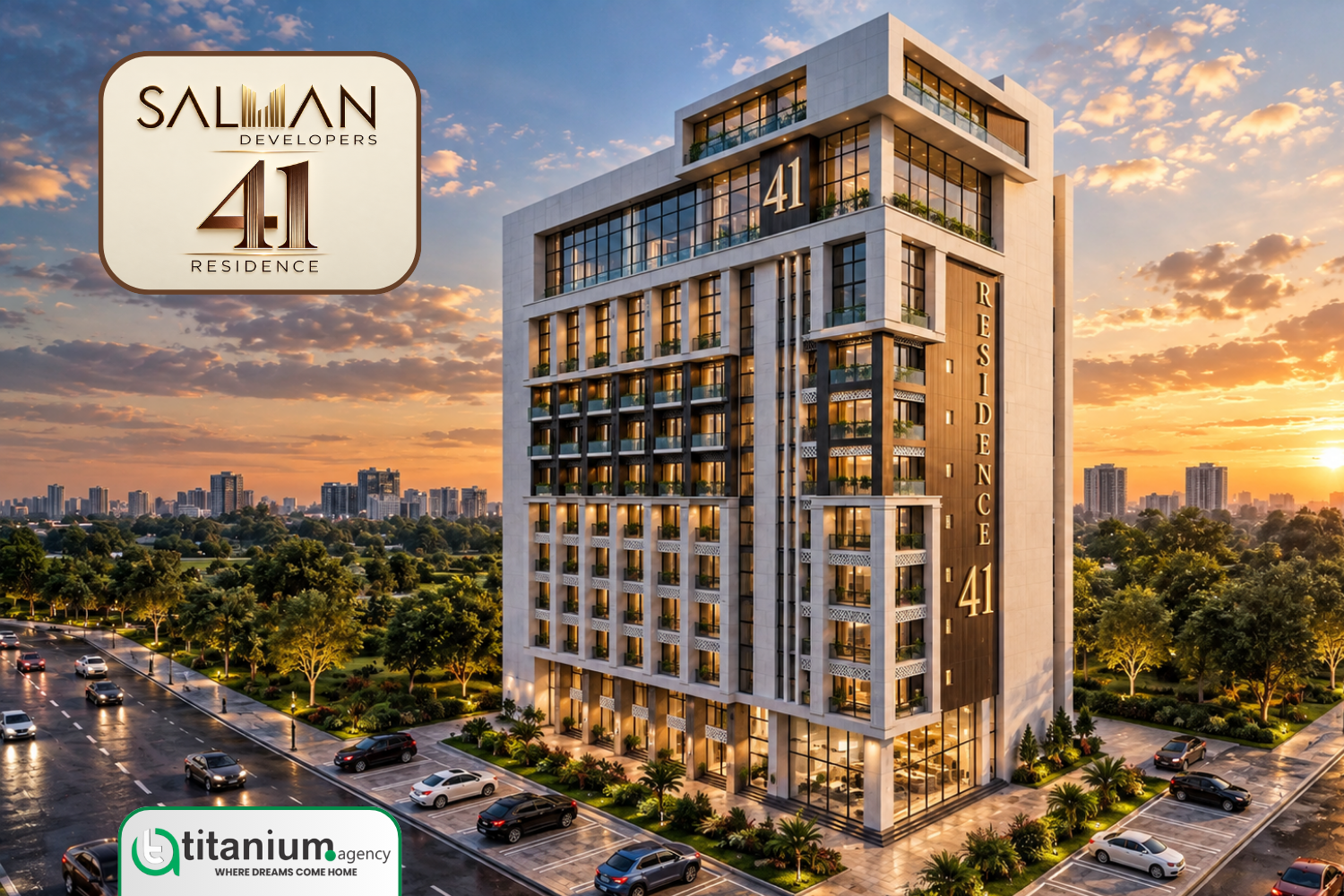 Residence 41 luxury apartments at LDA Avenue 1 Lahore
