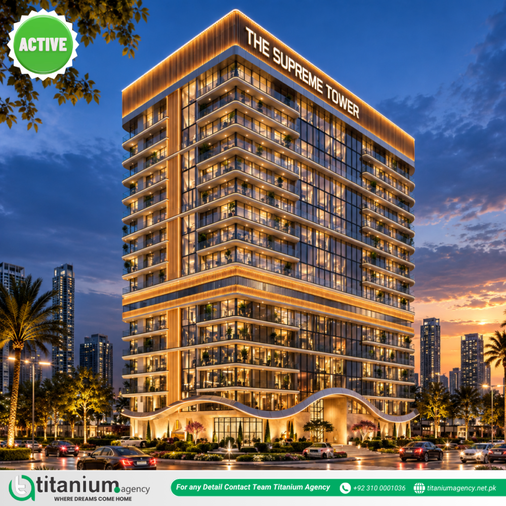 The Supreme Tower Bahria Town Lahore apartments and investment project
