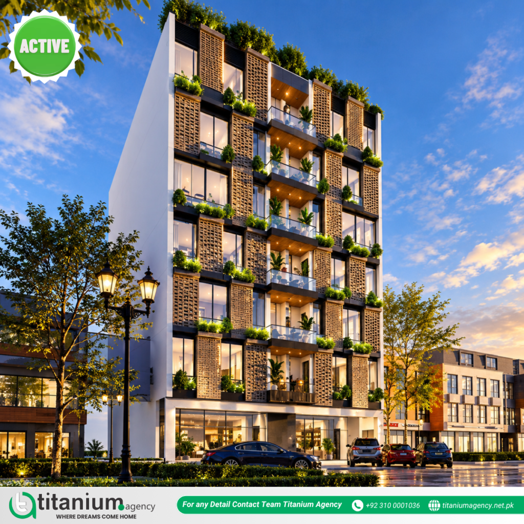 Titanium Towers Bahria Town Lahore apartments by Titanium Agency